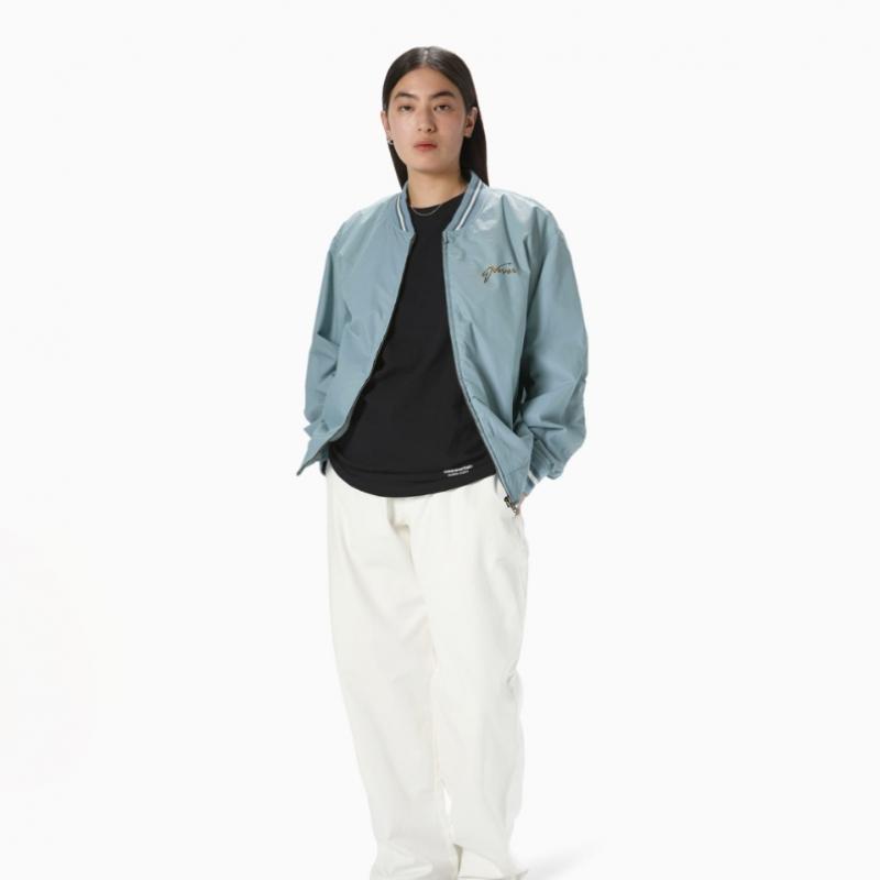 Thisisneverthat Faded Stadium Jacket Blue