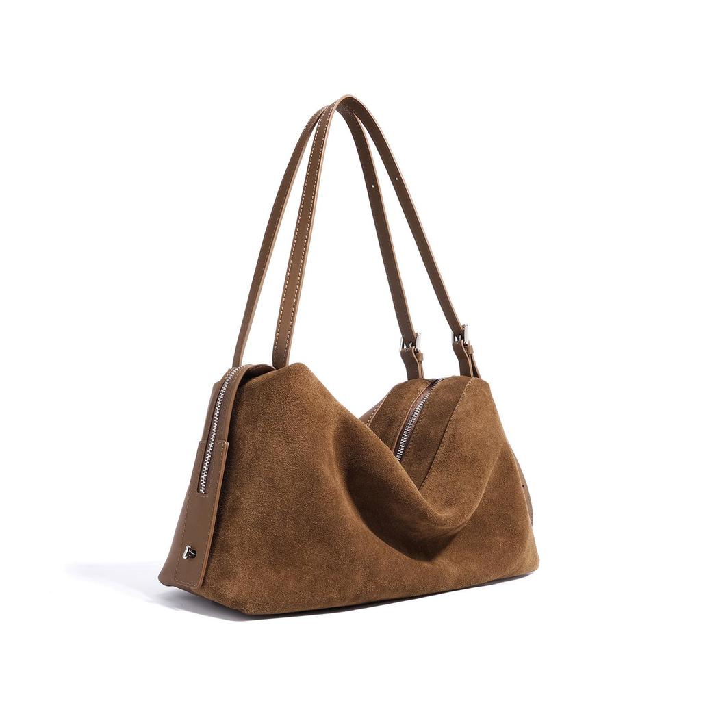 2025 Premium Matte Boston Shoulder Bag - Women's Autumn/Winter Pillow Bowling Style