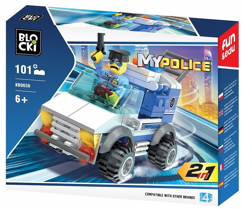 Klocki Blocki - Policja 2W1 101 Elementów