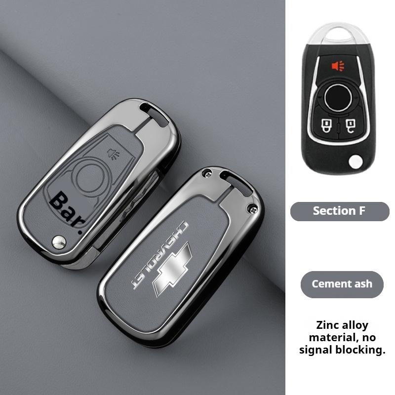Car Key Case Cover Protective Shell for Chevrolet Chevy Malibu Camaro Cruze Traverse Spark Equinox Sonic Volt Leather Keychain