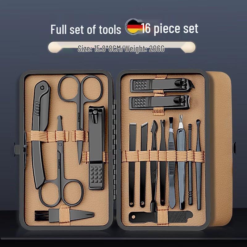 Saijiarui 16-Piece Nail Clipper Set