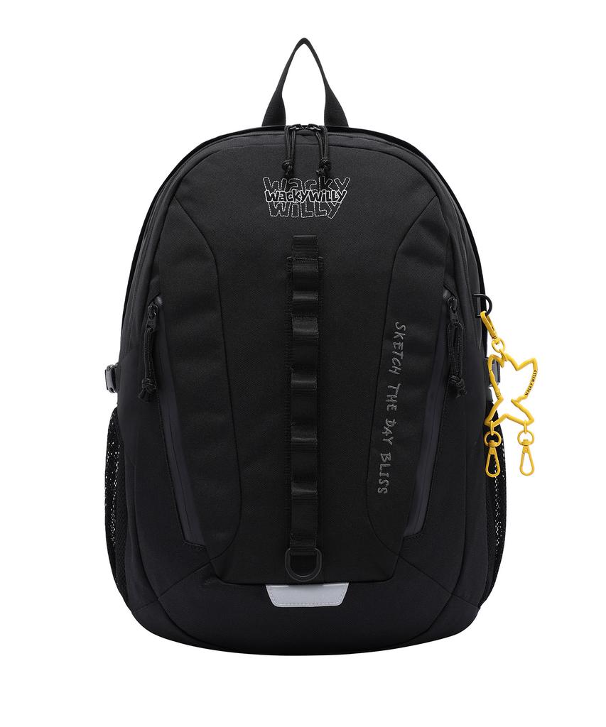 Wacky Willy [26Ss] Kiki Metal Clip Backpack Black
