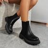 Chelsea Women's Autumn Thick Sole Martin Boots - Trendy British Style