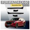 Decoration Strip For Mazda CX-60   2024 Car Decoration Car Upgrade Car Modification Accessories Car Styling ABS Plastic