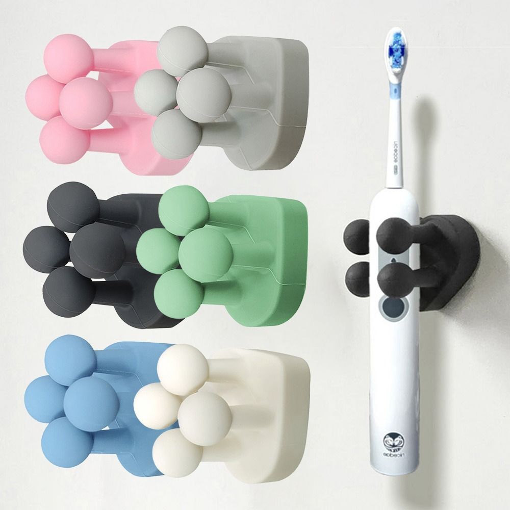 Silicone Wall Mounted Hook No Punch Razor Holder Creative Bathroom Organizer  Dorm