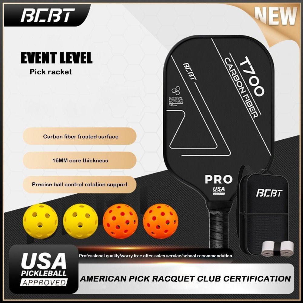 1 Stück Carbonfaser Pickleballschläger T700 Pickleballschläger Hohe Qualität Pickleballschläger