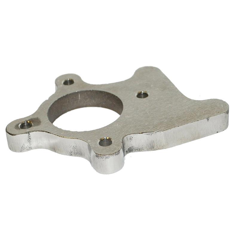 T3 T4 5-Hole Carbon Steel Exhaust Manifold Flange, Customizable Stainless Steel Option Available