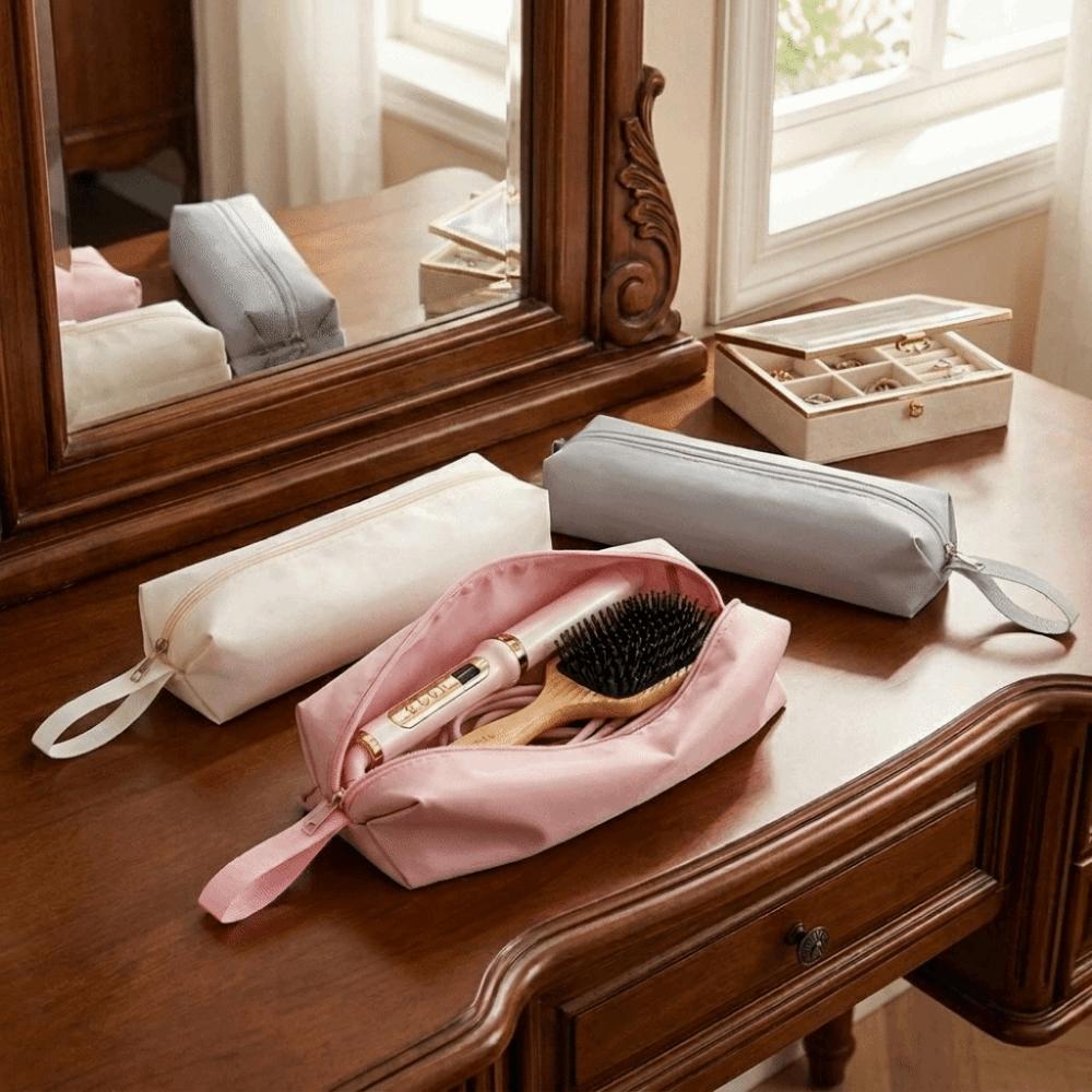 Large Capacity Curling Iron Storage Bag Dust-proof Curling Iron Carrying Case Make Up Bag  Women