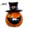 Festive Halloween Room Decor Pumpkin Statue, Resin Spooky Face Figurine for Cute Figurines Indoor Tabletop, Tiered Tray, Party, Home Accents