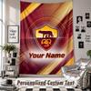 Custom Tapestry Wall Hanging, AS Roma Personalized Name Text Home Wall Decor