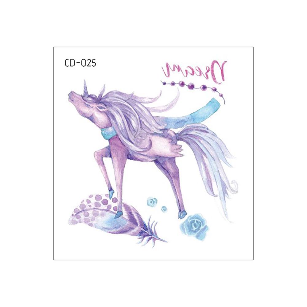 Waterproof Temporary Tattoos for Kids - Flamingo & Unicorn Designs