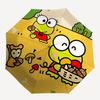 1pc Keroro Frog Acorn Basket: Automatic Opening/Closing Umbrella with Portable Folding Design, 8-Bone Iron Frame, Outdoor, Ideal Gift for Fans, Travel