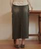 Pandora Fit [Skirt] Lisa Cargo Long Denim Skirt