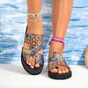 Women Summer Casual Shoes Beach Sandals Colorful Thick Soled Slippers