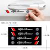 4PCS Car Styling Door Handle Decoration Stickers Decals For Alfa Romeo Giulia Giulietta 156 159 147 Mito Stelvio Sportiva GT