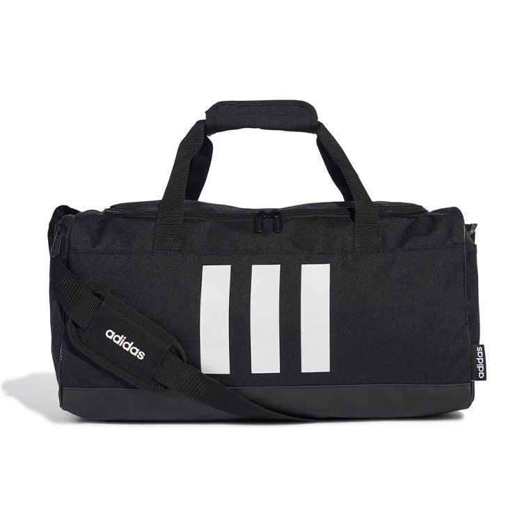 Adidas Large Capacity Training Logo Polyester Sports Gym Travel Tote Bag Unisex bags Black GE1237 Pure Black
