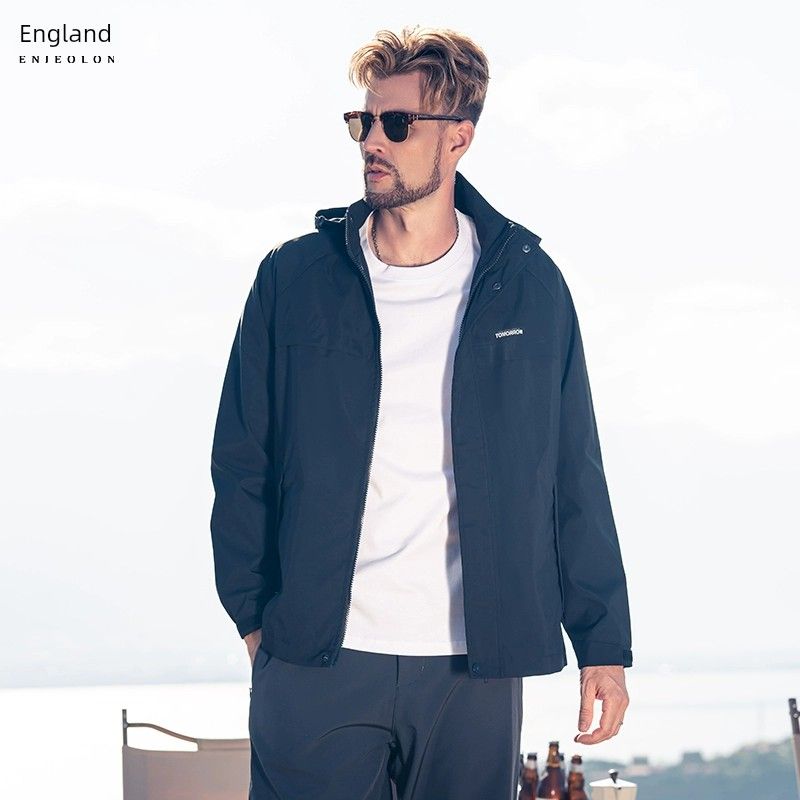 Injall Windproof Waterproof Hooded Outdoor Shell Jacket