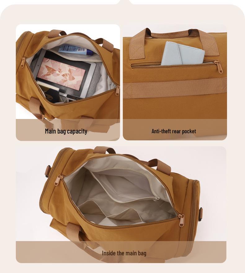 Duża Składana Torba Podróżna i Fitness z Separacją Mokrego/Suchego