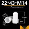 Hexagonal Nut Bolt Protective Plastic Decorative Cap Sleeve