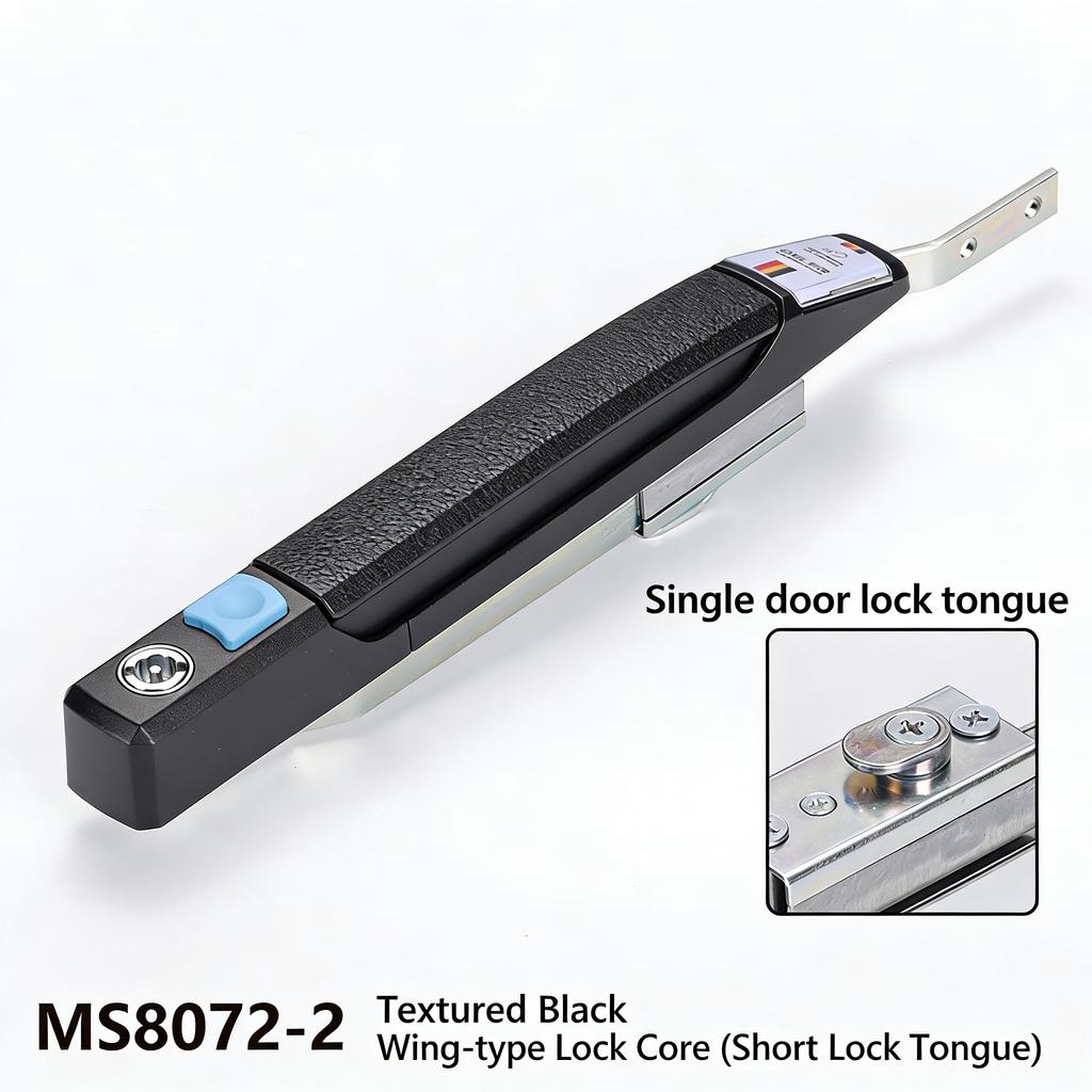 DELER Industrial Cabinet Handle Lock MS8071-72 Stainless Steel Anti-Theft Modern Heaven Earth Linkage Electric Energy Storage