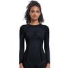 Seamless Long Sleeve High Stretch Ski Suit Top for Running, Fitness, and Yoga