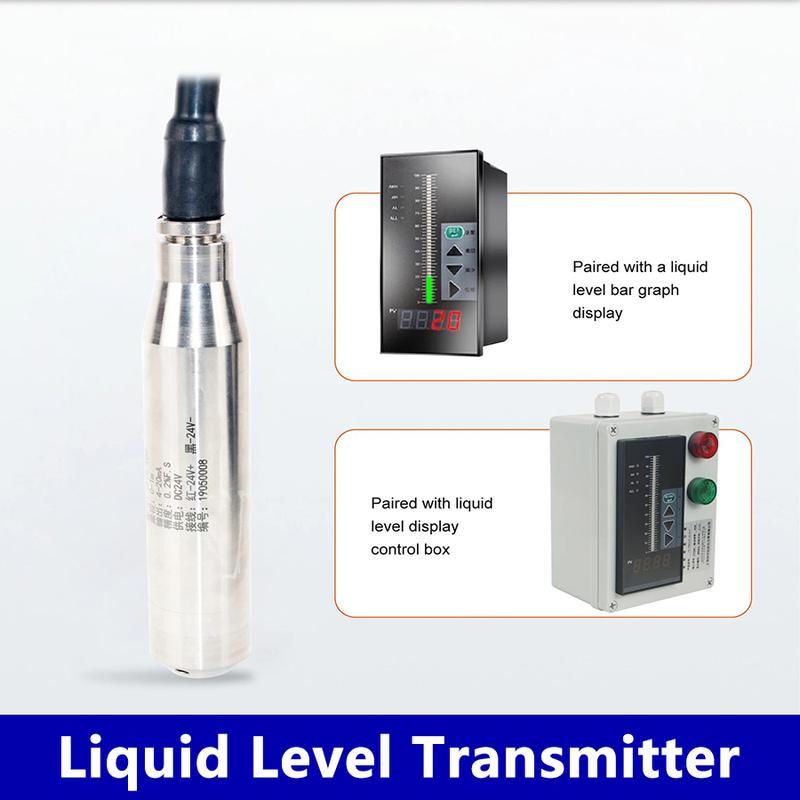 Sensore di Livello TL-136 Trasmettitore di Livello Liquido Rilevatore Livello Acqua 12-32VDC Uscita Segnale 4-20mA Sensore Liquido