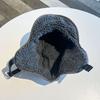 Yousheng Lei Feng Hat Waterproof Winter Hat with Ear Flaps Solid Color Thickened Plush Lining Windproof Cold Resistant Outdoor Cap
