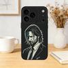 K-Keanu R-Reeves John Wick Phone Case For iPhone 17,16,15,14,13,12,11 Plus,Pro,Max,Mini Silicone Black Soft Cover