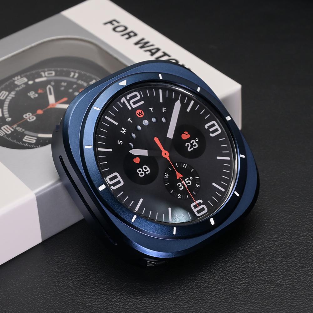 Aluminum Alloy Watch Case for Samsung Galaxy Watch Ultra 2025 2024 Bumper No Glass Shell for Samsung Galaxy Watch Ultra 47mm