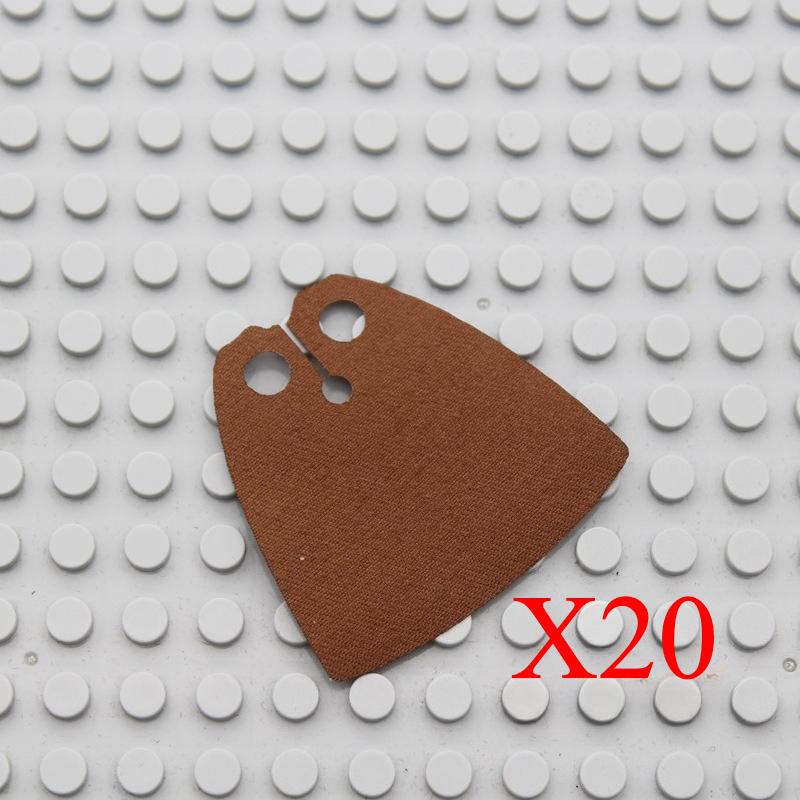MOC Character Accessories Building Blocks Medieval Soldier Hood Wearing Coat Cape Battle Robe Mini Brick Boy Toy Gift A08