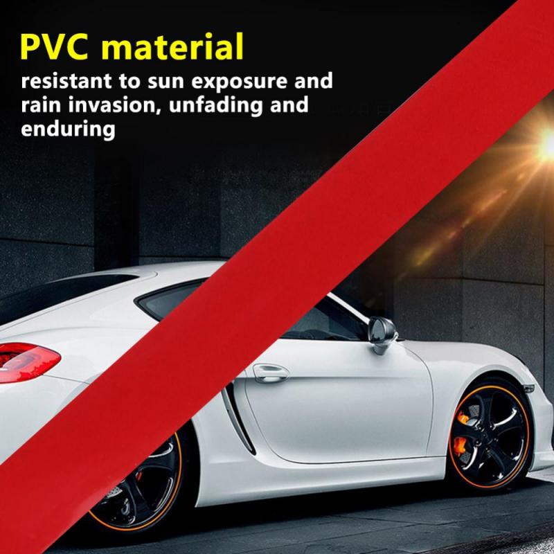 1cm * 5m fita de advertência reflexiva adesivo tira decalque para carro motocicleta veículo corpo