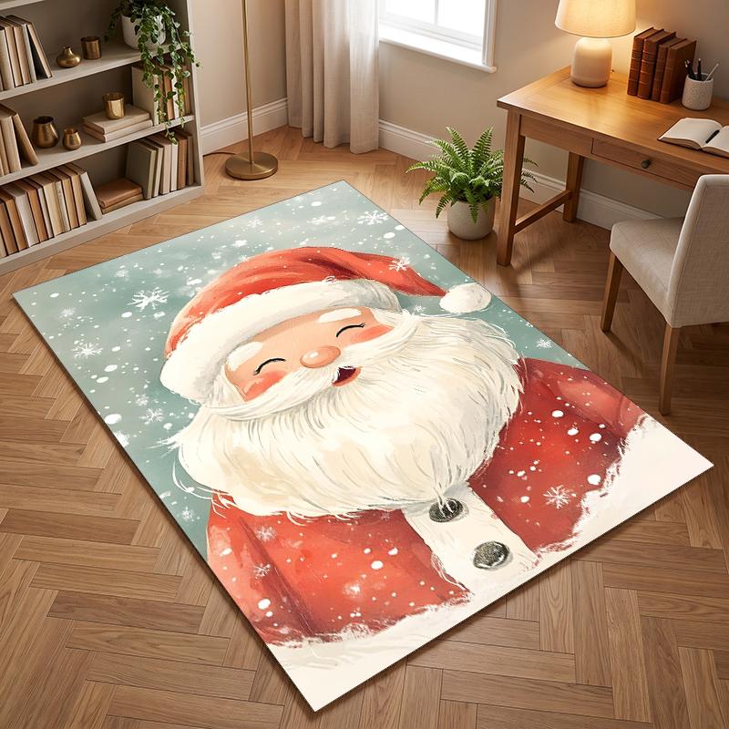 Jolly Santa Claus  (5) Office carpets suitable for living rooms bedrooms offices and kitchens a gift for modern home decor