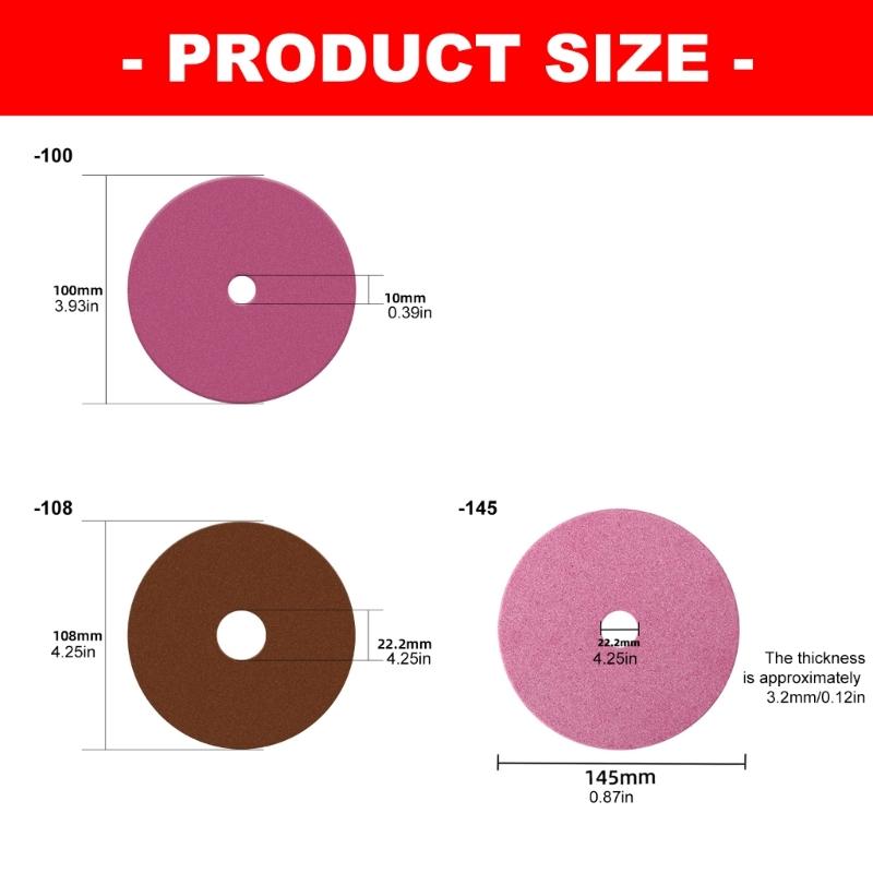 High Performances Ceramic Electric Grinding Disc Abrasive Stone Sharpener Wheel For Chainsaw Sharpener And Long Lasting