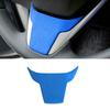 Steering Wheel Strip Panel Cover Trim For Honda Civic 10th 2016- Blue Suede