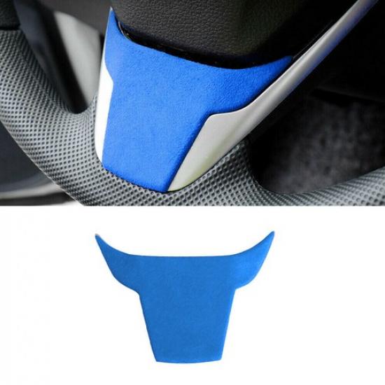 Steering Wheel Strip Panel Cover Trim For Honda Civic 10th 2016- Blue Suede