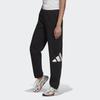 Adidas Logo Knit Track Pants Women Bottoms Black HI1202