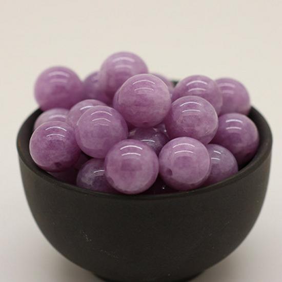 

Бусины из сиреневого хрусталя халцедона для браслета и ожерелья своими руками 6mm лиловый