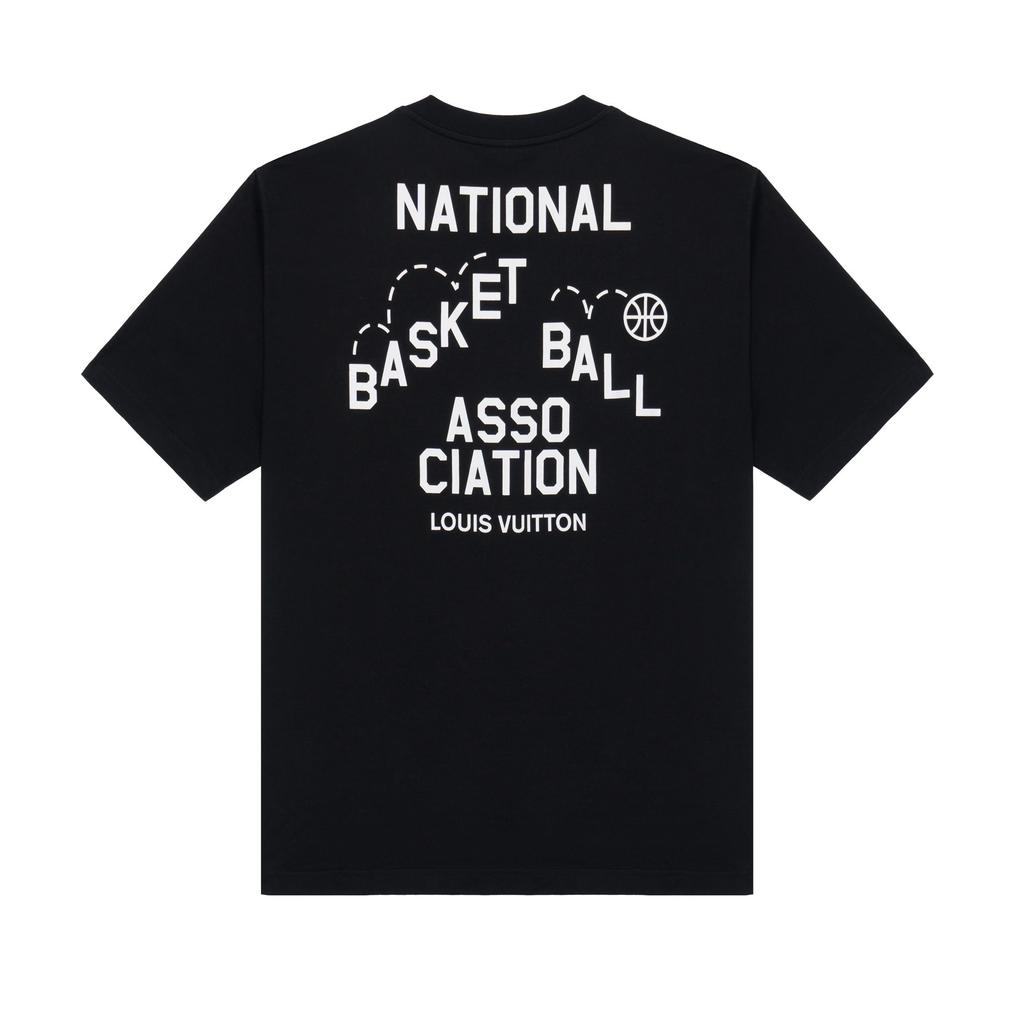 Louis Vuitton X NBA T Shirt Unisex Black 1A8X0U