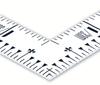 Shinwa Sokutei Curved Scale Same Thickness 1 Combined Scale Masterpiece White 11105 Shaku/30cm