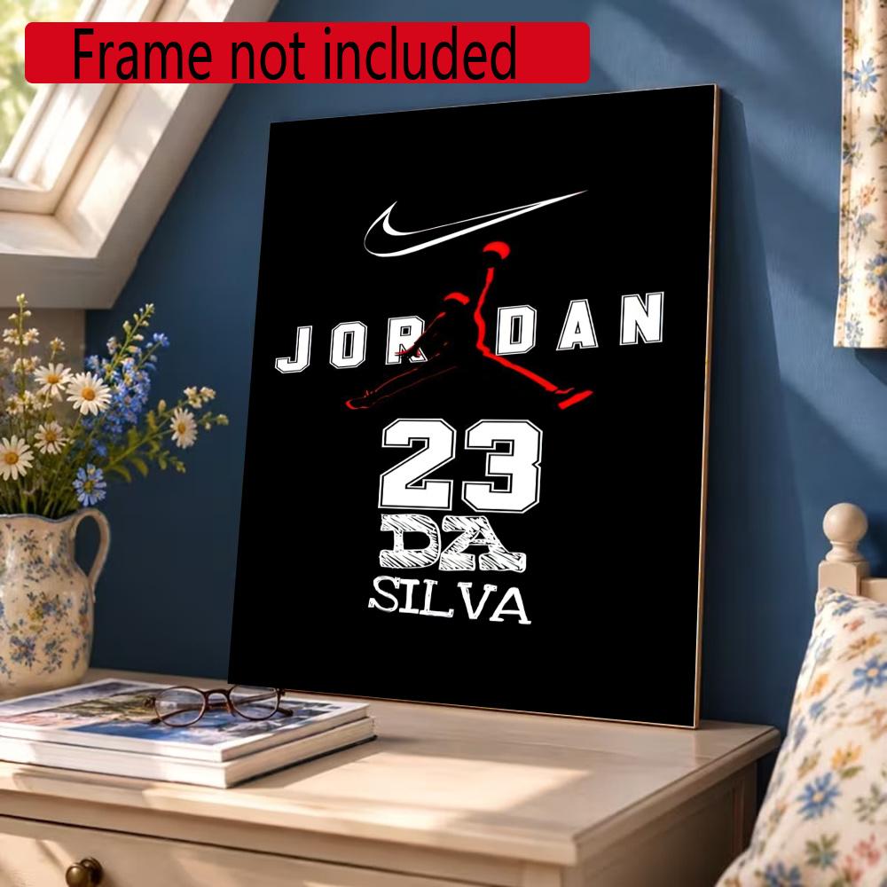 Jordan Diamond Painting Round Diamond Mosaic Rhinestones Diamond Embroidery Craft Kit Wall Decor Without Frame
