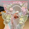Pearls Headband Butterfly Ribbon Pageant Prom for School Play Stage Props