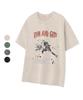 STANDARDERROR 87-Stan321 Run And Gun Crack Pigment Short Sleeve T-Shirt (4 Colors)