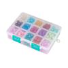 1box Baking Paint Imitation  Glass Bead Round Mixed Color 8.5~9mm Hole: 1.5mm