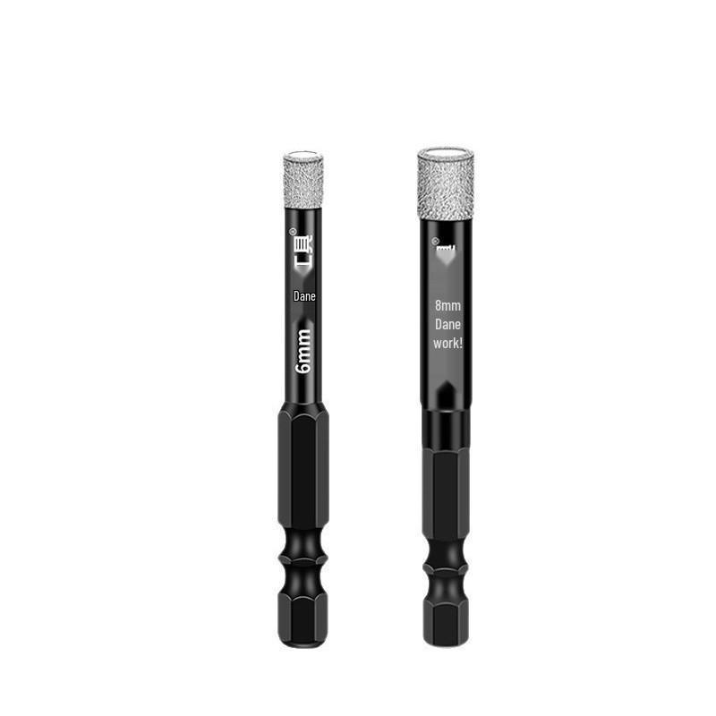 6mm Hex Shank Dry Drill Bit for Glass, Slate, and Marble