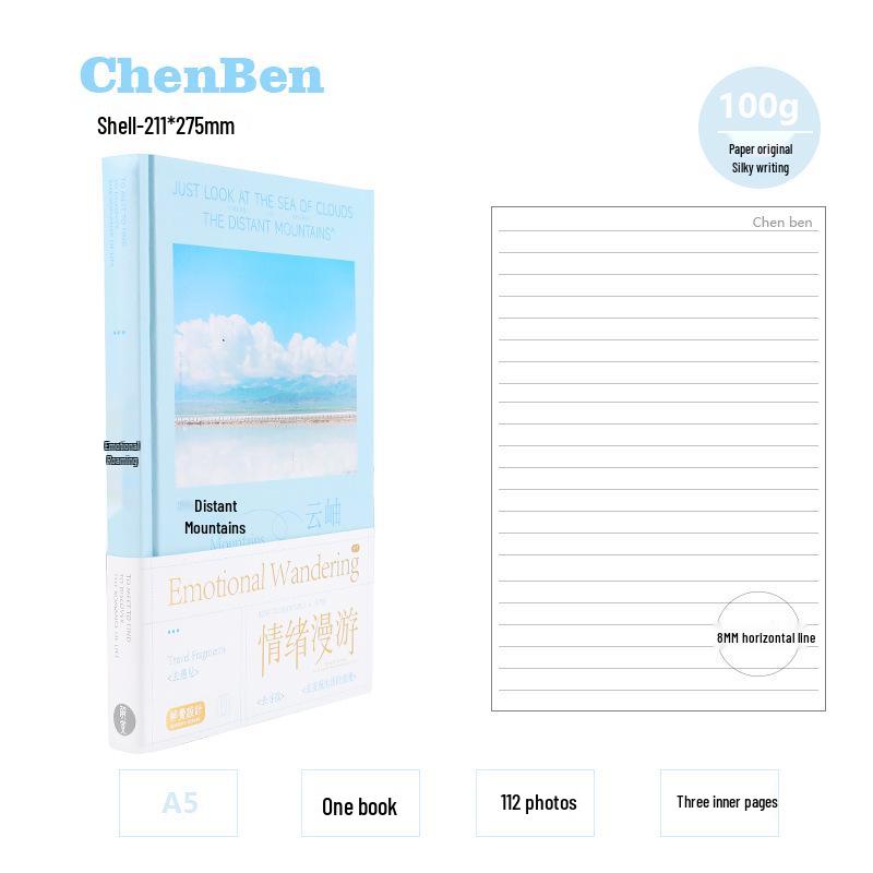 High-Value Student Notebook: Stylish Landscape Cover for Classroom & Office Use