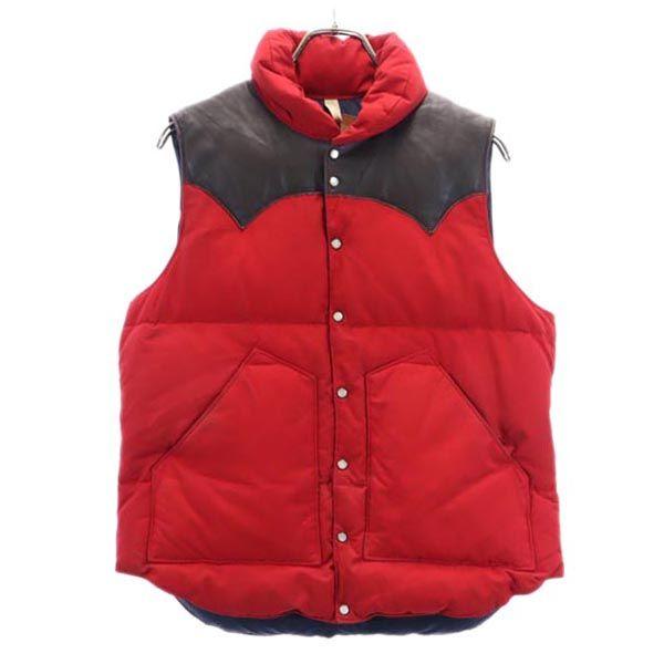 RockyMountain Down vest 38 Red series Featherbed Men's Used