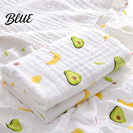 Baby Blanket Wrap Thin Swaddling Cotton Cartoon Body Dry Eye-catching Keep Newborn Printed Cloth
