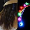 LED Light Up Braid Luminous Fiber Optic Hairpin Decor for Halloween Party