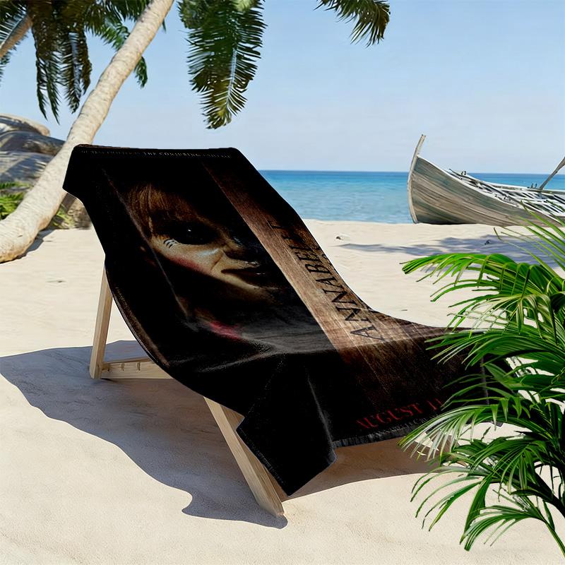 Horror Unveiled Beach Towel Outdoor Camping Soft Outdoor Pool Towel Quick-drying Swim Towel Absorbent Bath Towel Beach Towel Comfort Fashion Beach