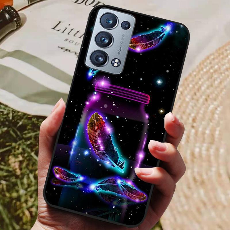 Für Oppo Reno 6 Pro 5G CPH2247 Hülle Silikon Rückseite Handyhülle Für Oppo Reno 6 Pro 5G CPH2249 Hüllen Reno6 Pro Weiche Stoßstange
